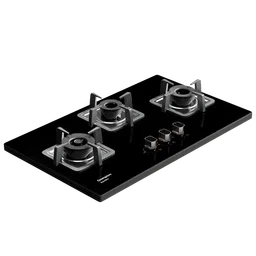 Crompton SuperSlim Toughened Glass Top 3 Burner Automatic Hob (Triple Ring Burner, Midnight Black)-image-41