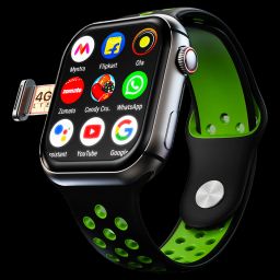 FIRE-BOLTT Dream Wi-Fi+4G SIM Android OS Wristphone (51.3mm HD Display, In-built GPS, Forest Fringe Strap)-picture-18