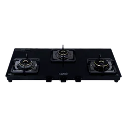Croma AG1412 Toughened Glass Top 3 Burner Gas Stove (HF Coated, Black)-picture-20