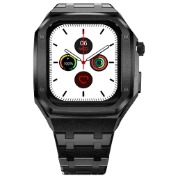FIRE-BOLTT Elemento Smartwatch with Bluetooth Calling (49.5mm Always On Display, IP68 Water Resistant, Black Strap) image 1