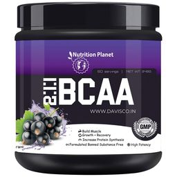 Nutrition Planet BCAA,  0.76 lb  60 Servings  Black Currant -19
