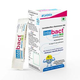 Dr. Morepen Intebact Insta 2 Bn Probiotic,  6 sachets/pack  Delicious Vanilla -image-6