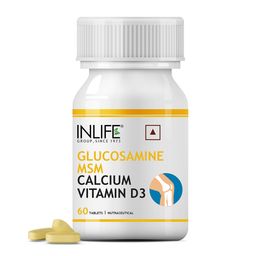 INLIFE Glucosamine + MSM,  60 tablet(s) -12