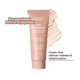 Conscious Chemist The Defender Multi Peptide Retinol Anti Aging Night Cream For Fine Lines & Sagging Skin-picture-20