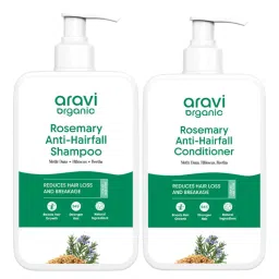 Aravi Organic Rosemary Shampoo + Conditioner Combo-picture-3