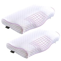 Betterhood Contour Cervical Pillow, Medium White (Pack of 2)-image-46