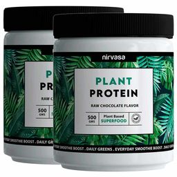 Nirvasa Plant Protein,  0.88 lb  Chocolate (Pack of 2) -48