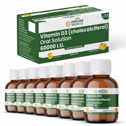 Vlado's Himalayan Organics Vitamin D3 60000 IU Shots, 5 ml Orange (Pack of 8)-image-101