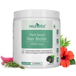Neuherbs Plant Based Hair Biotin,  125 g  Blackberry -11