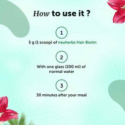 Neuherbs Plant Based Hair Biotin,  125 g  Blackberry  image 5