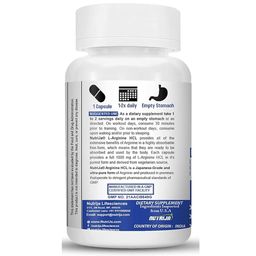NutriJa L-Arginine HCL,  60 capsules  image 2