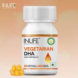 INLIFE Vegetarian DHA,  60 veggie capsule(s)  image 2