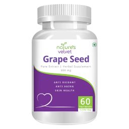 Natures Velvet Grape Seed Pure Extract,  60 veggie capsule(s) -57