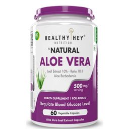 HealthyHey Nutrition Natural Aloe Vera Extract, 60 veggie capsule(s)-image-5