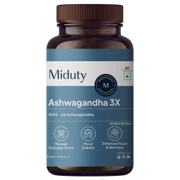 Miduty Ashwagandha 3X,  60 capsules -38