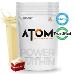 AS-IT-IS Nutrition ATOM Whey Protein with Enzymes,  2.2 lb  Classic Red Velvet -18