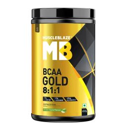MuscleBlaze BCAA Gold 8:1:1,  0.99 lb  30 Servings  Green Apple -13