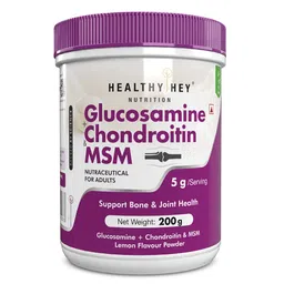 HealthyHey Nutrition Glucosamine Chondroitin and MSM Powder, 200 g-picture-28