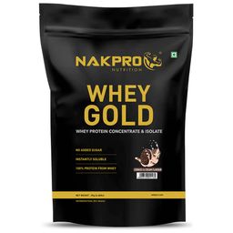 Nakpro Whey Gold Protein Concentrate,  4.4 lb  Cookies & Cream -image-63