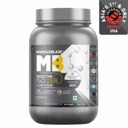 MuscleBlaze Biozyme Iso-Zero,  2.2 lb  Low Carb Cookies & Cream -6