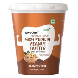 Savory Chocolate High Protein Peanut Butter,  1.2 kg  Smooth -15
