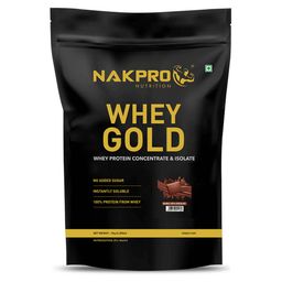 Nakpro Whey Gold Protein Concentrate,  2.2 lb  Double Rich Chocolate -image-61