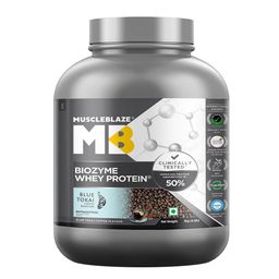MuscleBlaze Biozyme Whey Protein,  4.4 lb  Blue Tokai Coffee -11