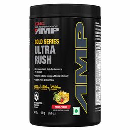 GNC AMP Gold Series Ultra Rush Powder,  0.99 lb  Fruit Punch -image-87