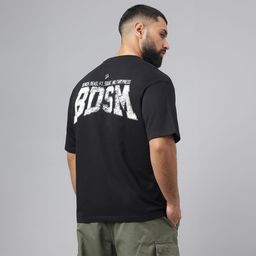 MuscleBlaze Carnage Oversized Tshirt,  Medium  Black -image-72