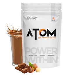 AS-IT-IS Nutrition ATOM Whey Protein with Enzymes,  4.4 lb  Choco Hazel Fusion -12