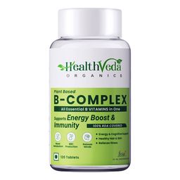 Health Veda Organics Plant Based B-Complex,  120 tablet(s)  Unflavoured -25