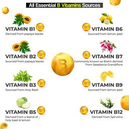 Health Veda Organics Plant Based B-Complex,  120 tablet(s)  Unflavoured  image 4