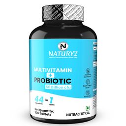 Naturyz Multivitamin with Probiotic 50 Billion CFU, 90 tablet(s) Unflavoured-20