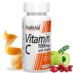HealthAid Vitamin C 1000mg Complex with Vitamin D,  60 chewable tablet(s)  Unflavoured -16