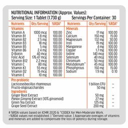 HealthKart HK Vitals Multivitamin Plus Men,  30 tablet(s)  Unflavoured  image 2