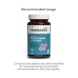 TrueBasics Advanced Multivitamin for Women,  90 tablet(s)  Unflavoured  image 1