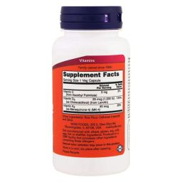 Now Vitamin D3 & K2 (1000 IU),  120 veggie capsule(s)  Unflavoured  image 5