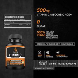 AS-IT-IS Nutrition Vitamin-C,  60 veggie capsule(s)  Unflavoured  image 2