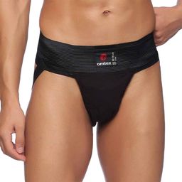 Omtex Gym Supporter (Pack of 2),  Small  Black -picture-17