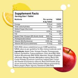 Plix Life Apple Cider Vinegar with Mother,  15 tablet(s)  Lemon Masala  image 2