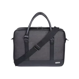 Croma Classic Polyester Laptop Sling Bag for 15.6 Inch Laptop (Water Resistant, Black)-image-39