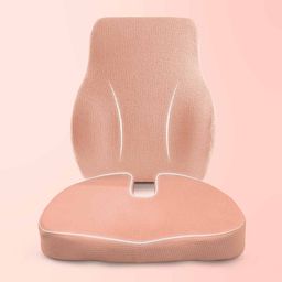 betterhood Coccyx Back Support & Seat Cushion Combo, Peach for Chair-picture-20