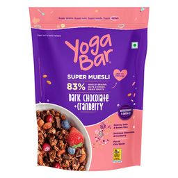 Yogabar Wholegrain Breakfast Muesli,  0.400 kg  Dark Chocolate and Cranberry -image-24