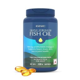 GNC Triple Strength Fish Oil,  120 softgels -image-19