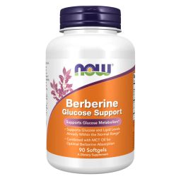 Now Berberine Glucose Support,  90 softgels -20