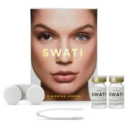 Swati Cosmetics Coloured Contact Lenses Pearl 6 months Power -4.75-picture-31