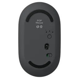 logitech POP Icon Wireless Keyboard & Mouse Combo (400DPI, Made with Recycled Plastic, Graphite and Green) image 4