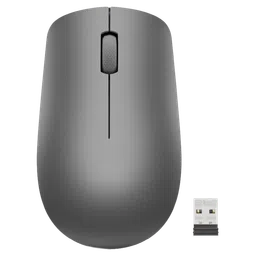 Lenovo 530 Wireless Optical Mouse (1200 DPI, Ergonomic Design, Graphite Grey)-1