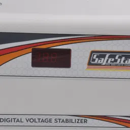 SafeStab Multi 50 2 Amps Voltage Stabilizer For 108cm (43") TV or 300 Liters Refrigerator (White) image 4