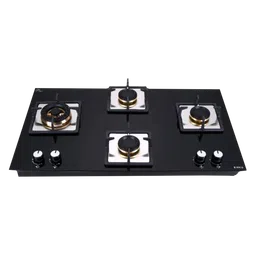 Elica FLEXI MFC FB 491 SWIRL Toughened Glass Top 4 Burner Automatic Electric Hob (Cast Iron Grid, Black)-picture-22